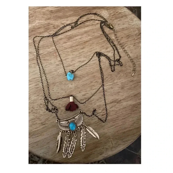 🆕Mixed Charm Layered Chain Necklace🆕 - Picture 3 of 10